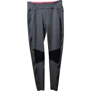 NWOT gray/black workout pants (sz S)